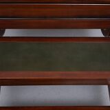 A Regency style Mahogany library chair /steps. England