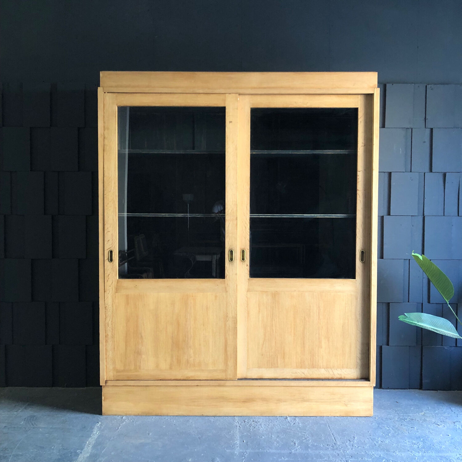 XL vintage oak bookcase