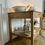 Antique wooden console