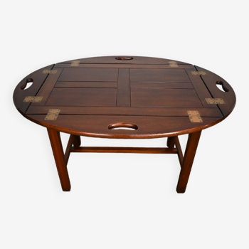 Butler Mahogany Boat Coffee Table – 1960