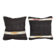 Set of 2 vintage kilim cushion covers 38x38 cm