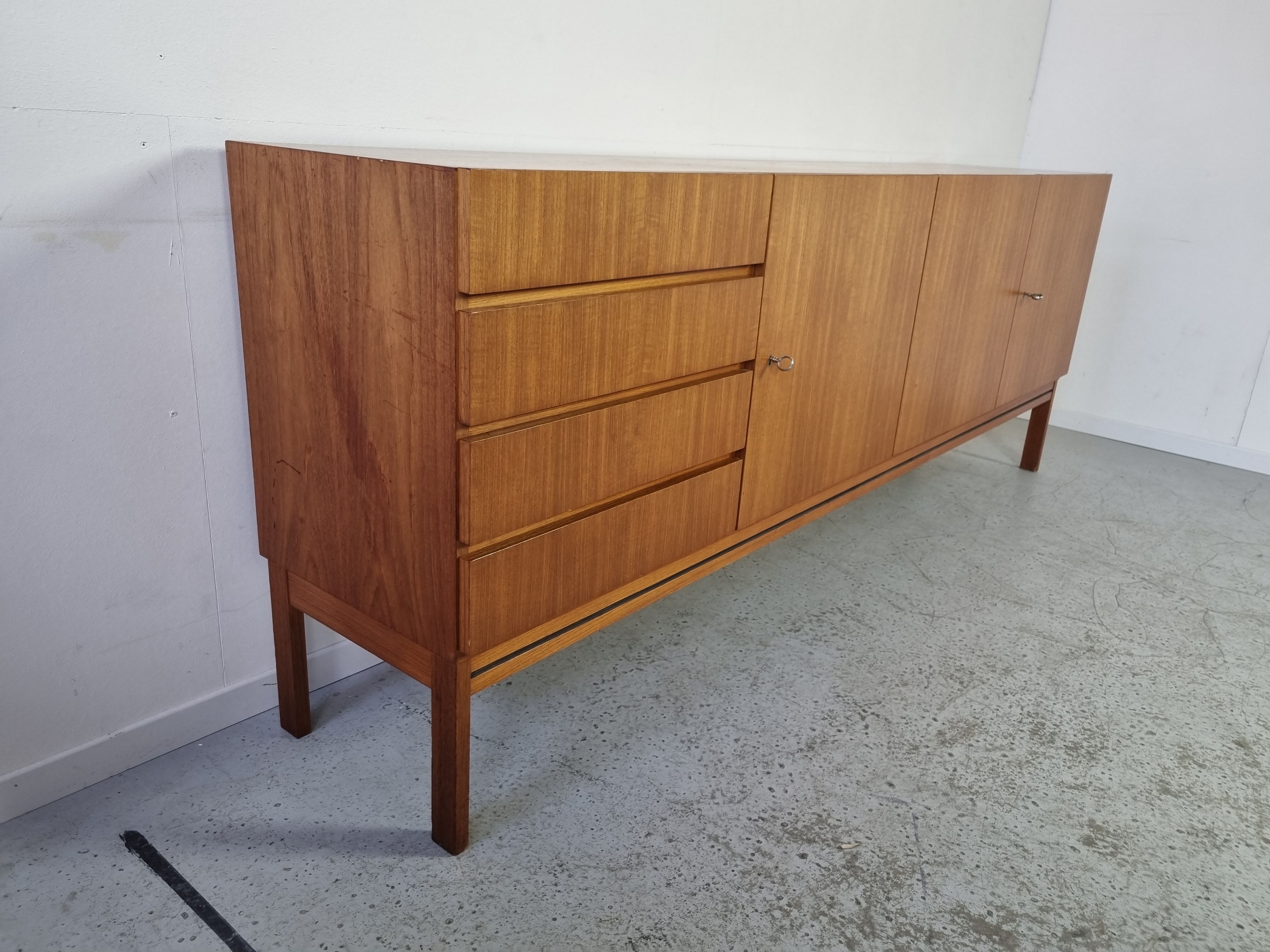 Scandinavian teak sideboard, 60s