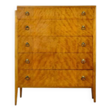 Commande en noyer du milieu du siècle Tallboy