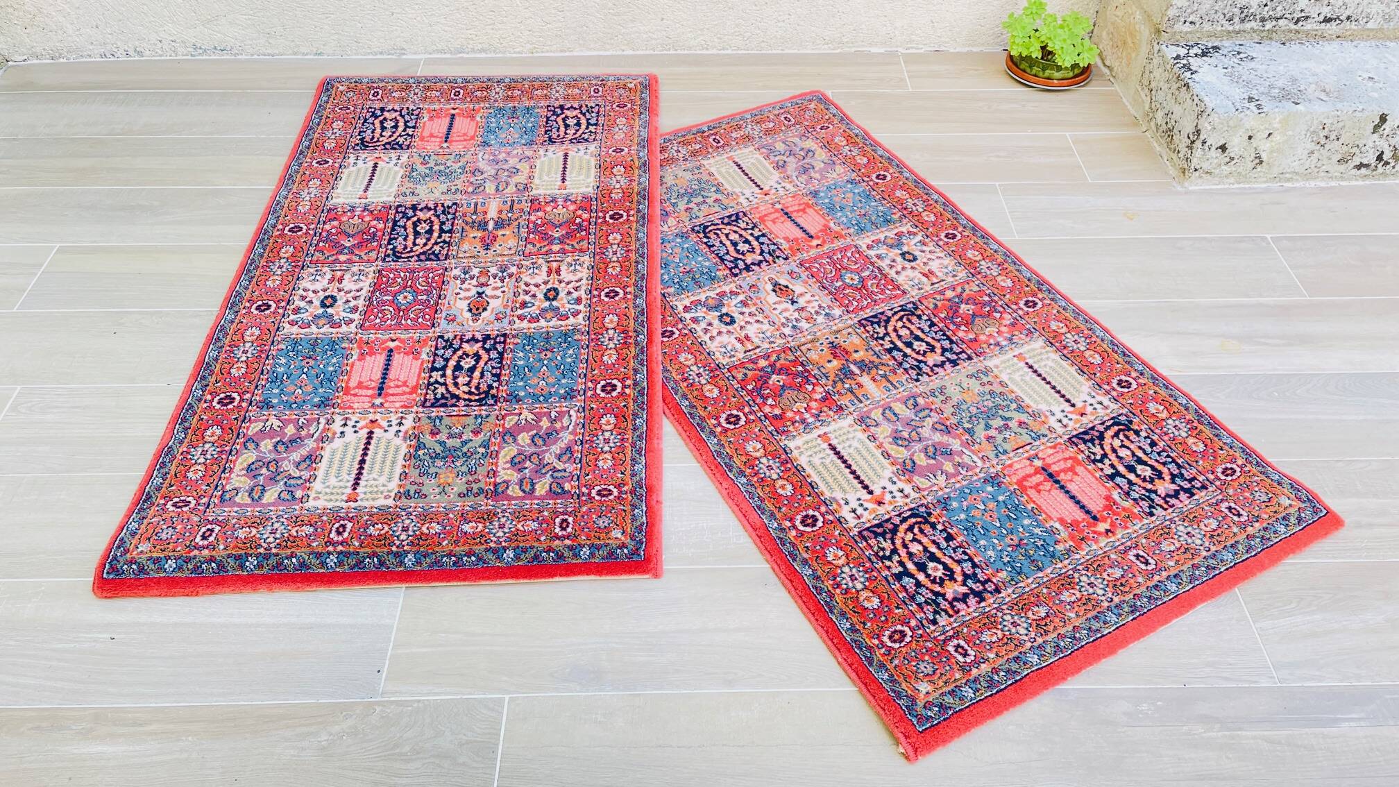 Pair of Vintage Rugs, Art Deco Inspiration