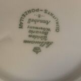 Bavaria Seltmann Weiden green and white porcelain coffee service - set of 2