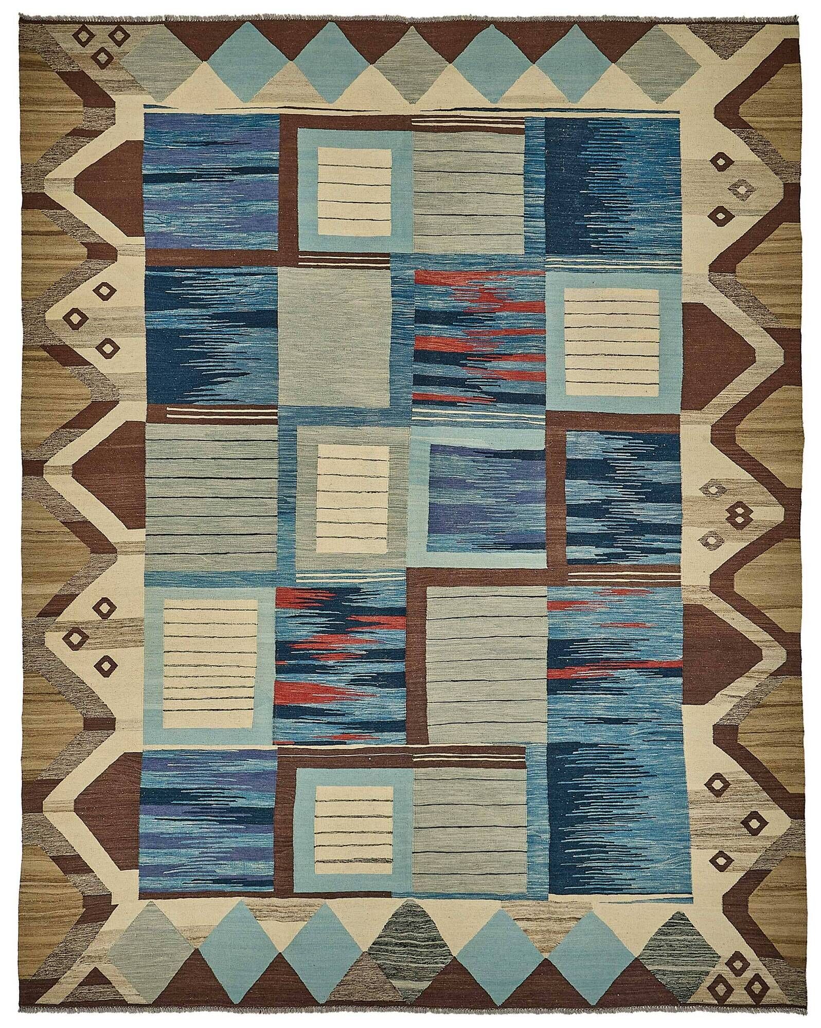 Contemporary Tribal Decorative Kilim 313 cm x 391 cm