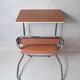 Former foldable gico desk for children chrome skai formica