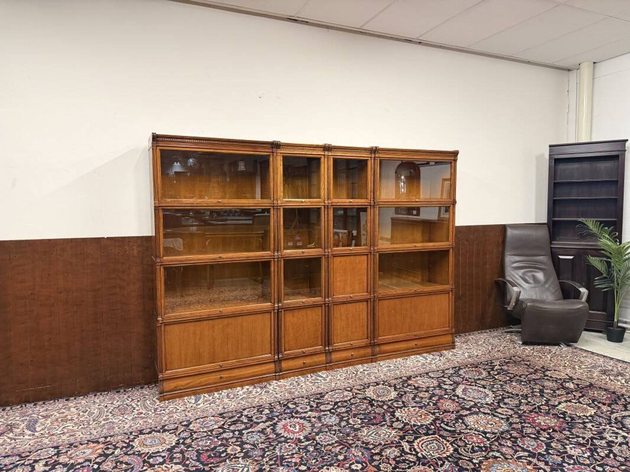 Bibliothèque Ambassador Globe Wernicke originale