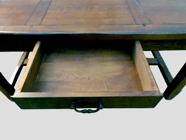 Massive old chene farm table