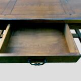 Massive old chene farm table