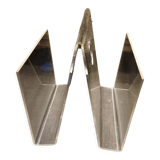 Transparent plexiglass magazine holders age space