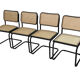 Cesca design chair b32 model in black set of four