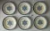 6 dessert plates ironstone J. Vieillard Bordeaux "Garland"