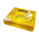 Empty yellow crystal pocket