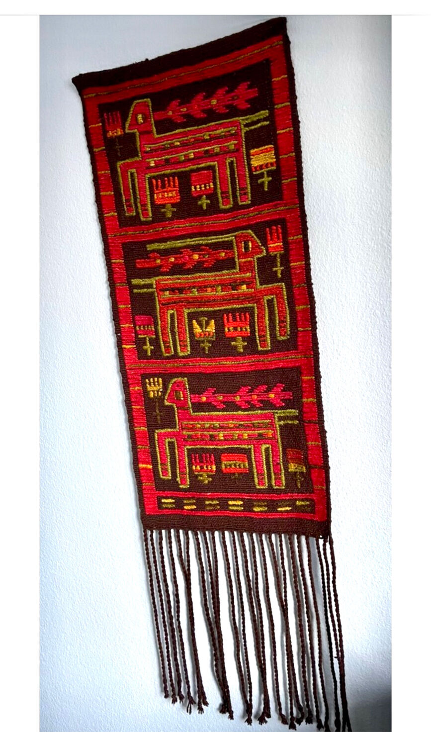 Swedish mcm flat weave rug, rölakan