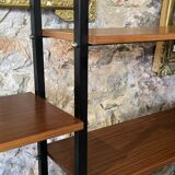Vintage Italian modular teak bookcase, 1960s
