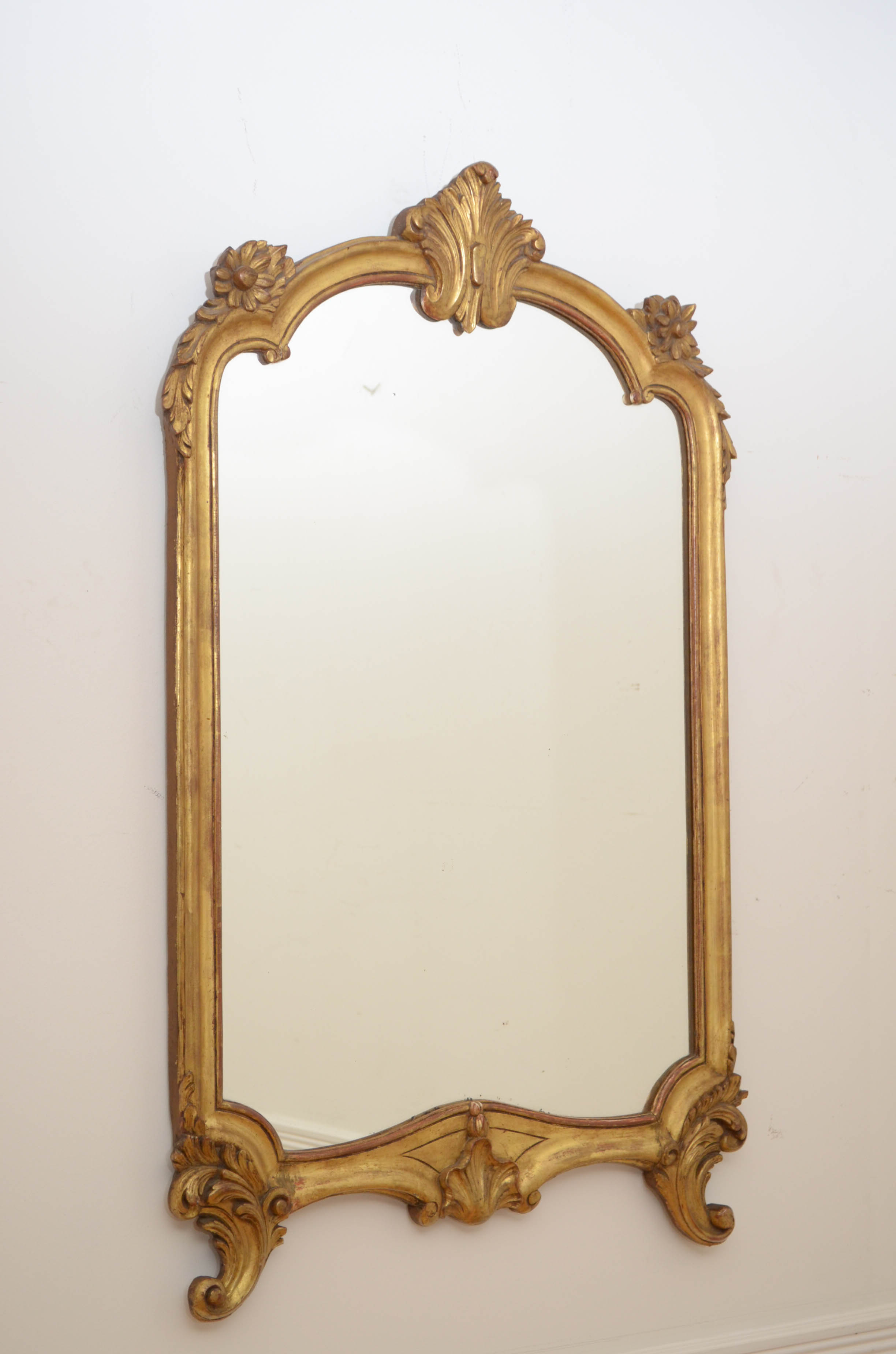Giltwood wall mirror