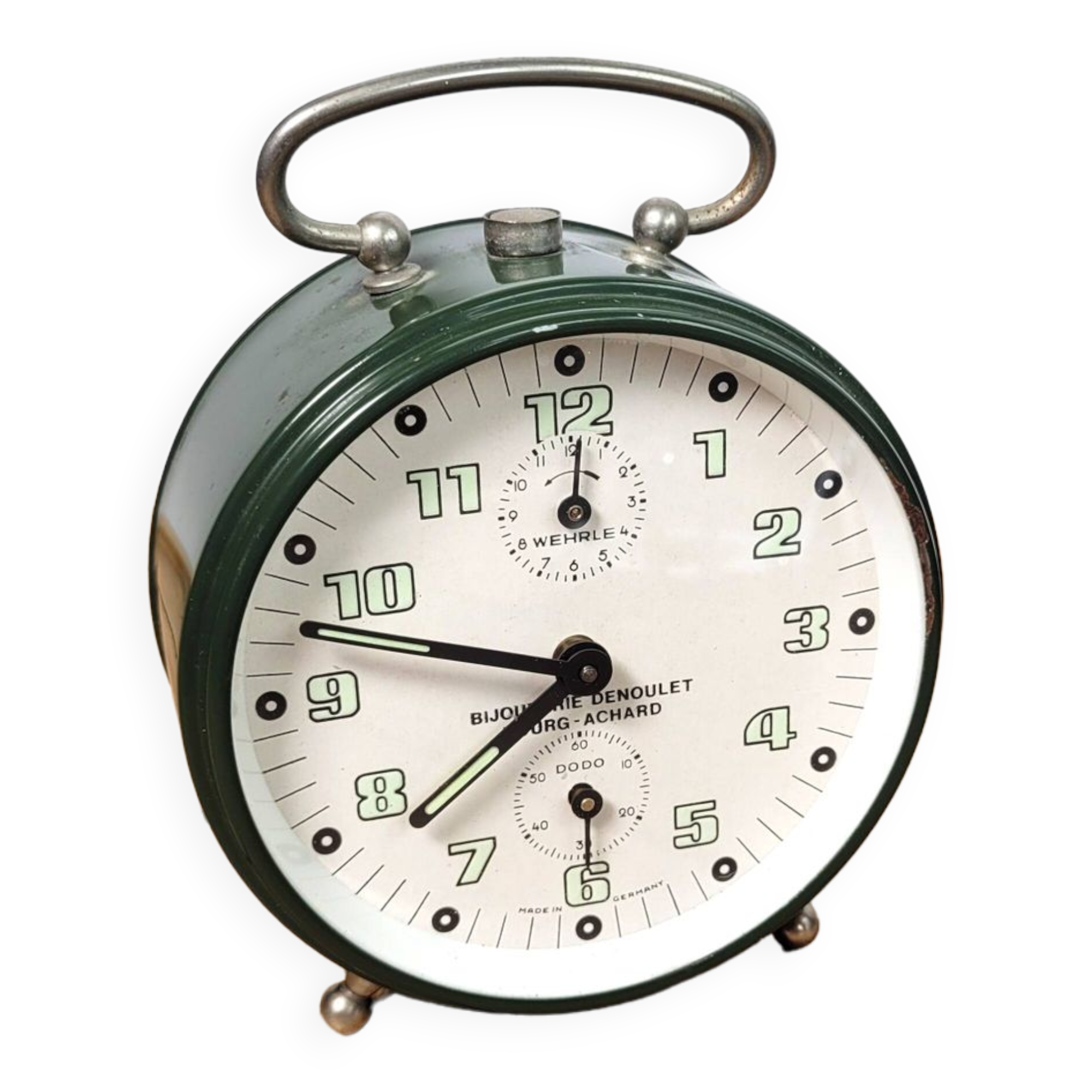 Vintage Wehrle mechanical alarm clock
