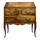 Commode scriban style Louis XV en noyer massif vers 1920-1940
