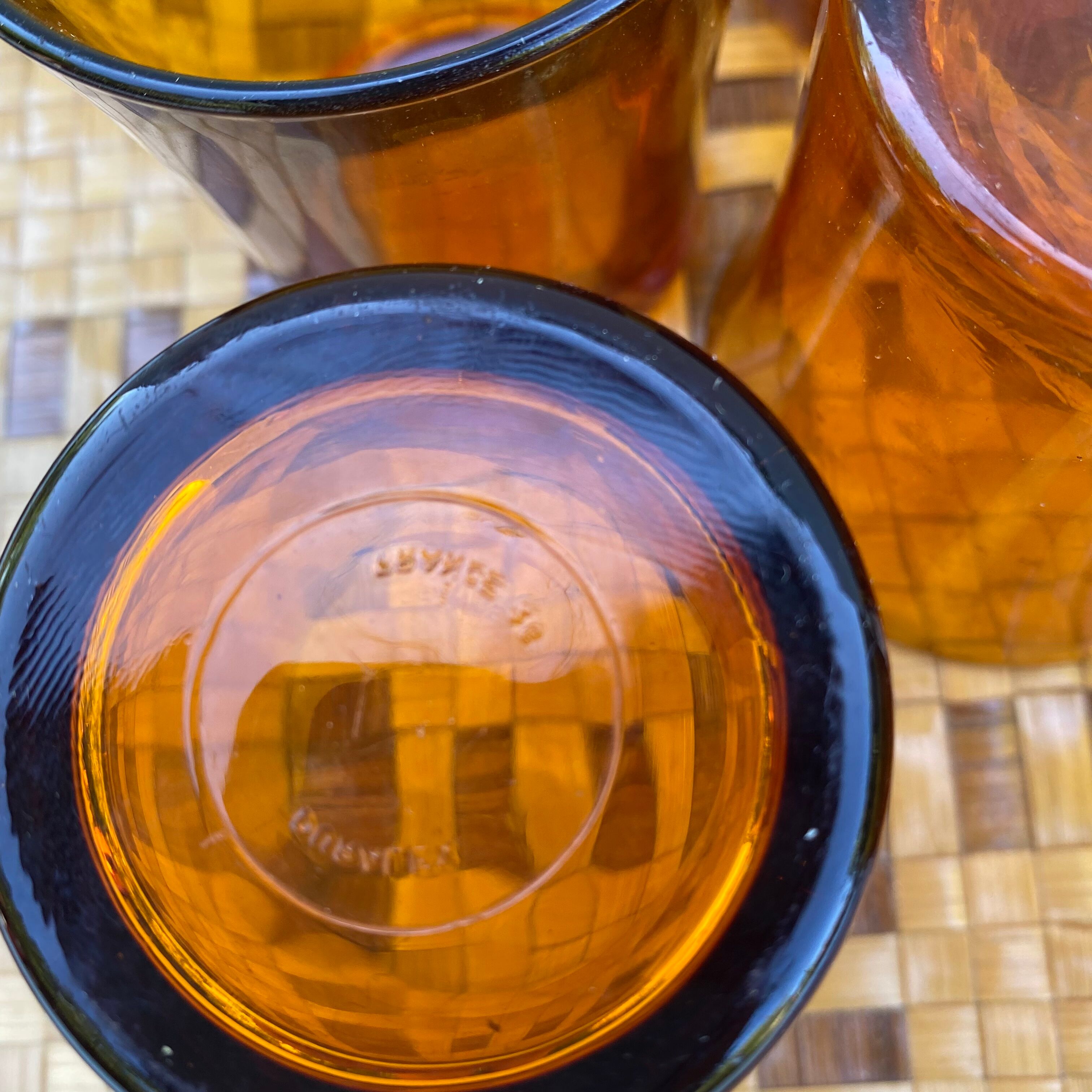Vintage Duralex glasses