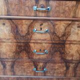 Louis Philippe chest of drawers in walnut bramble