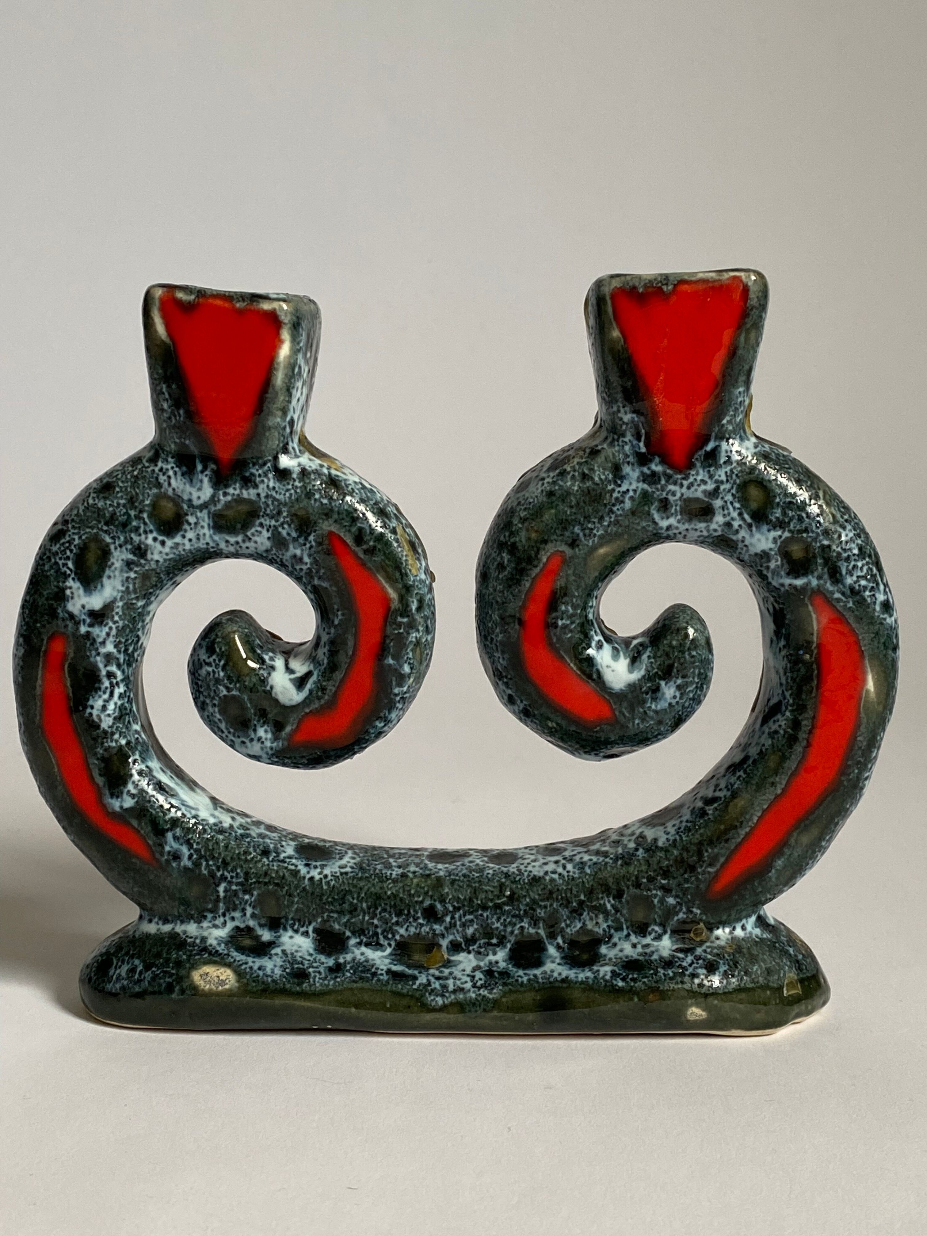 Seventies volute candle holder