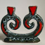 Seventies volute candle holder