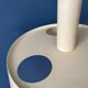 Large vintage beige suspension by Louis Kalff