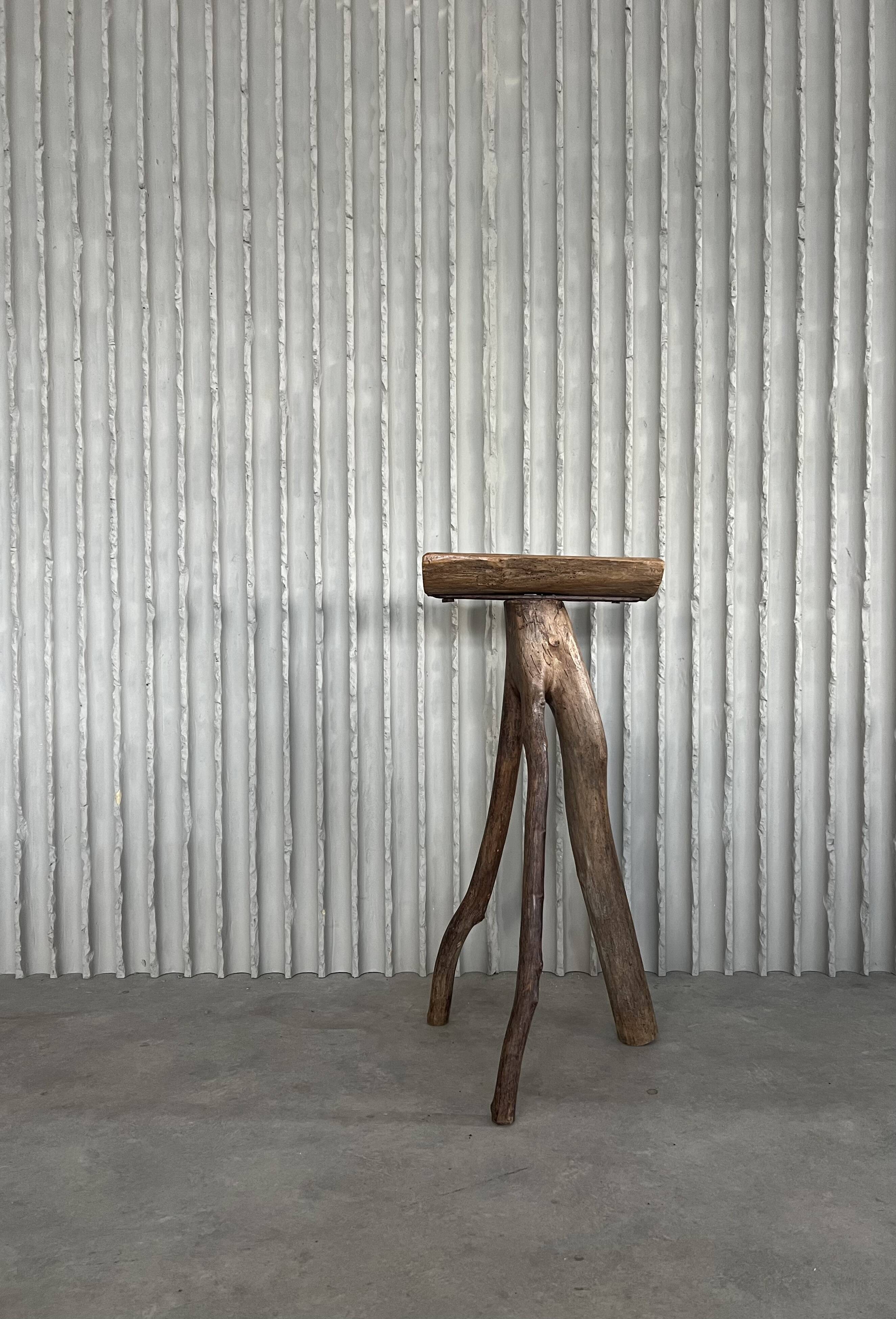 High French wooden side table