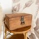 Antique solid pine chest - 41 x 25 x 20