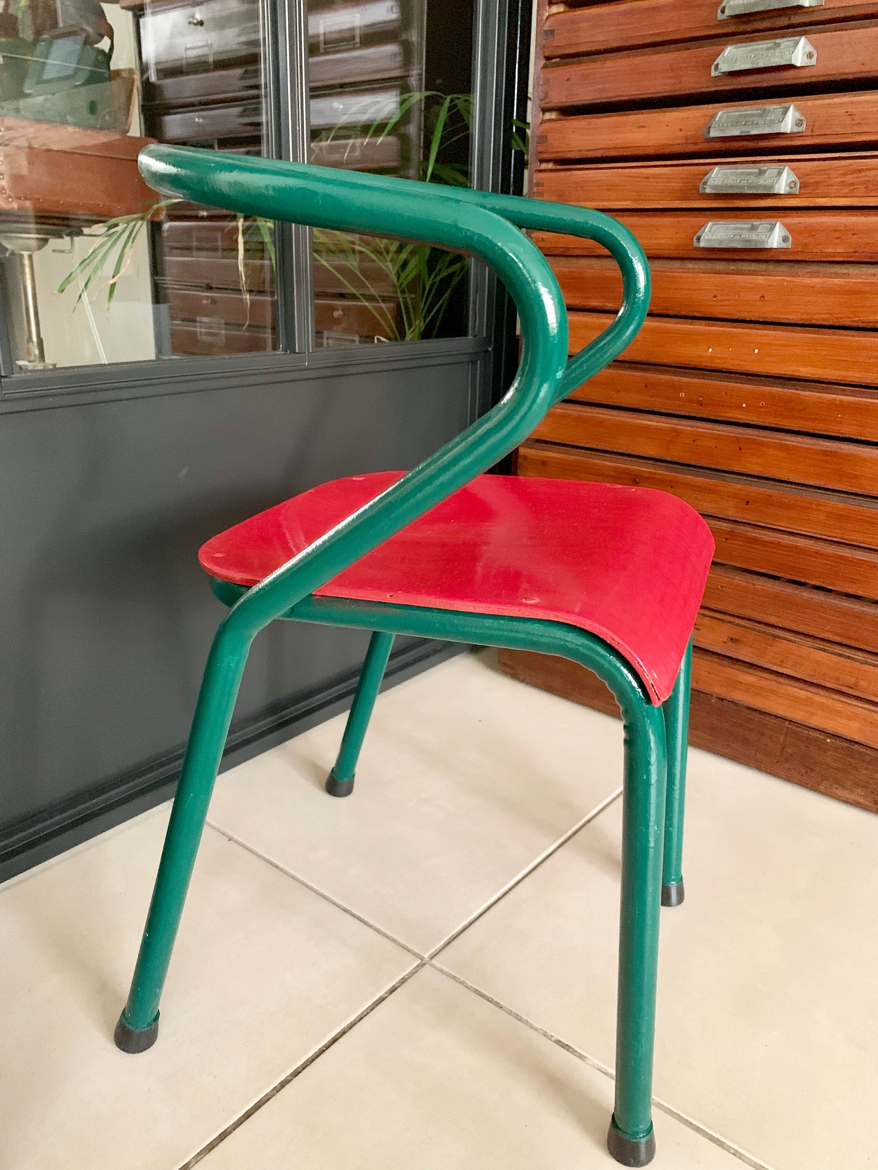 Vintage school chair