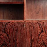 Shelf and bar furniture, Danish, in Rosewood and Brass, Erik Brouer 1960.