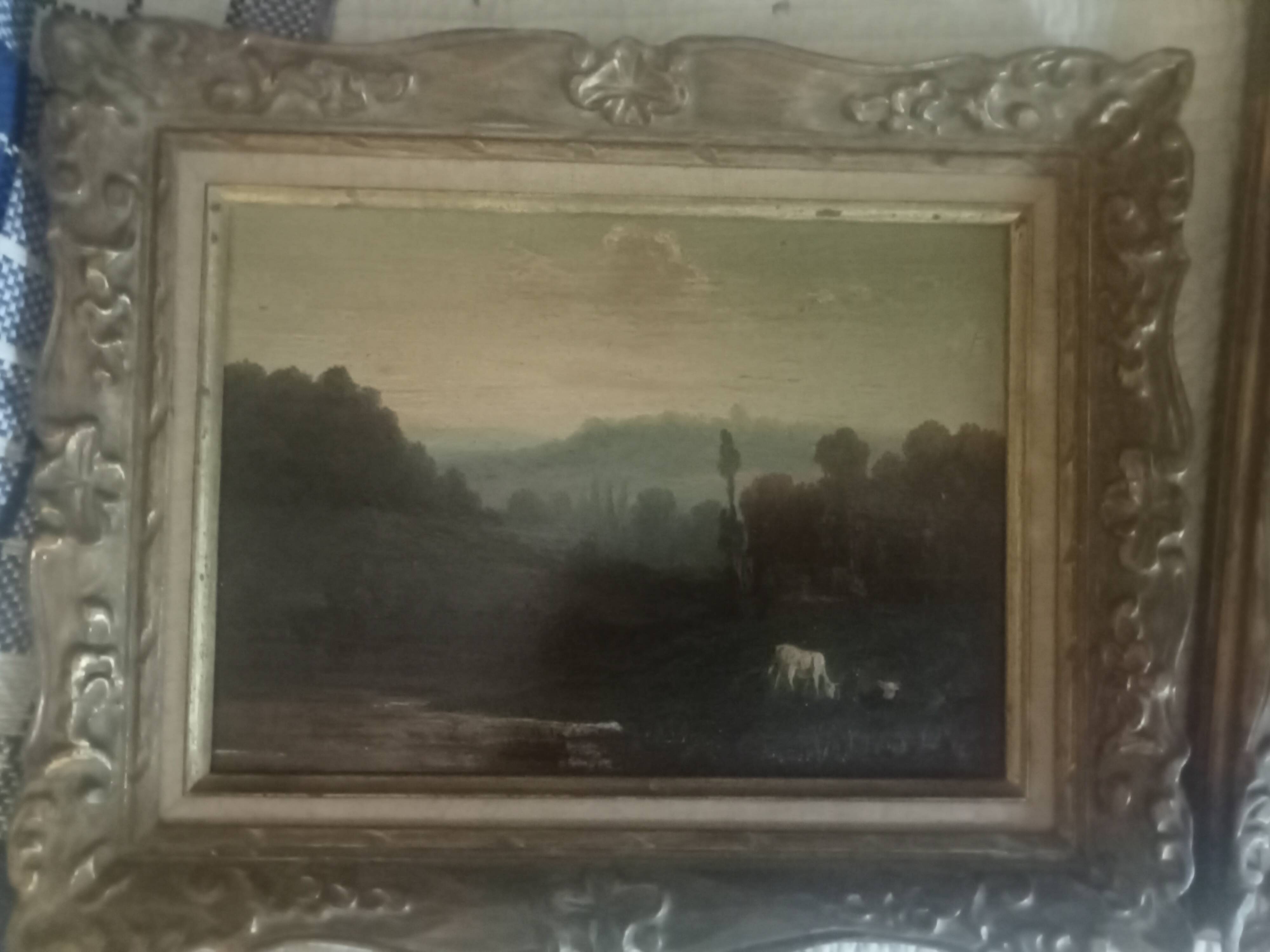 Pair of oil painting on wood