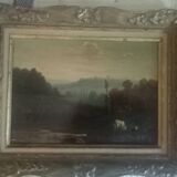 Pair of oil painting on wood