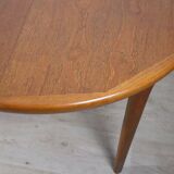 VV Mobler Spottrup Scandinavian extendable teak table, 1960
