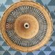 Paire de suspensions en osier vintage