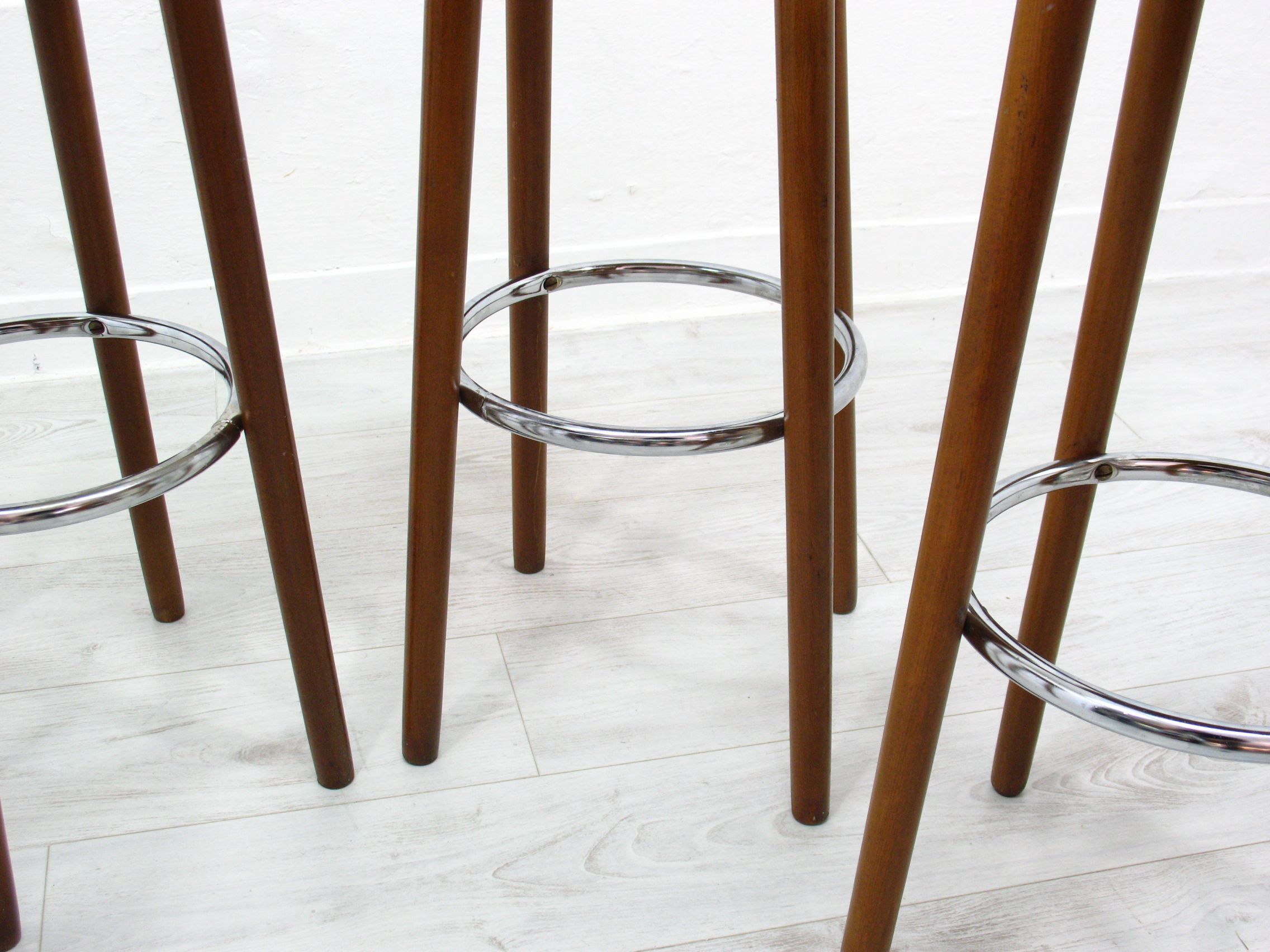 4 bar stools, 1970s