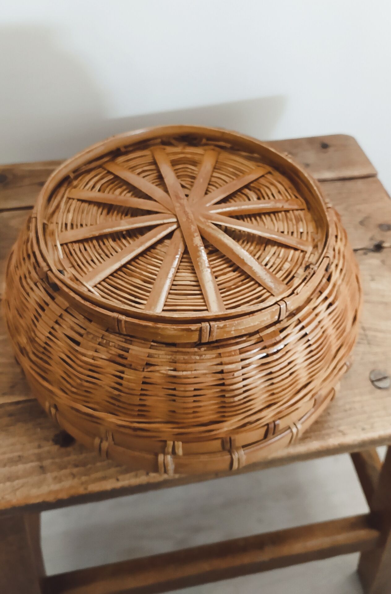 Boîte ronde vintage • Artisanat