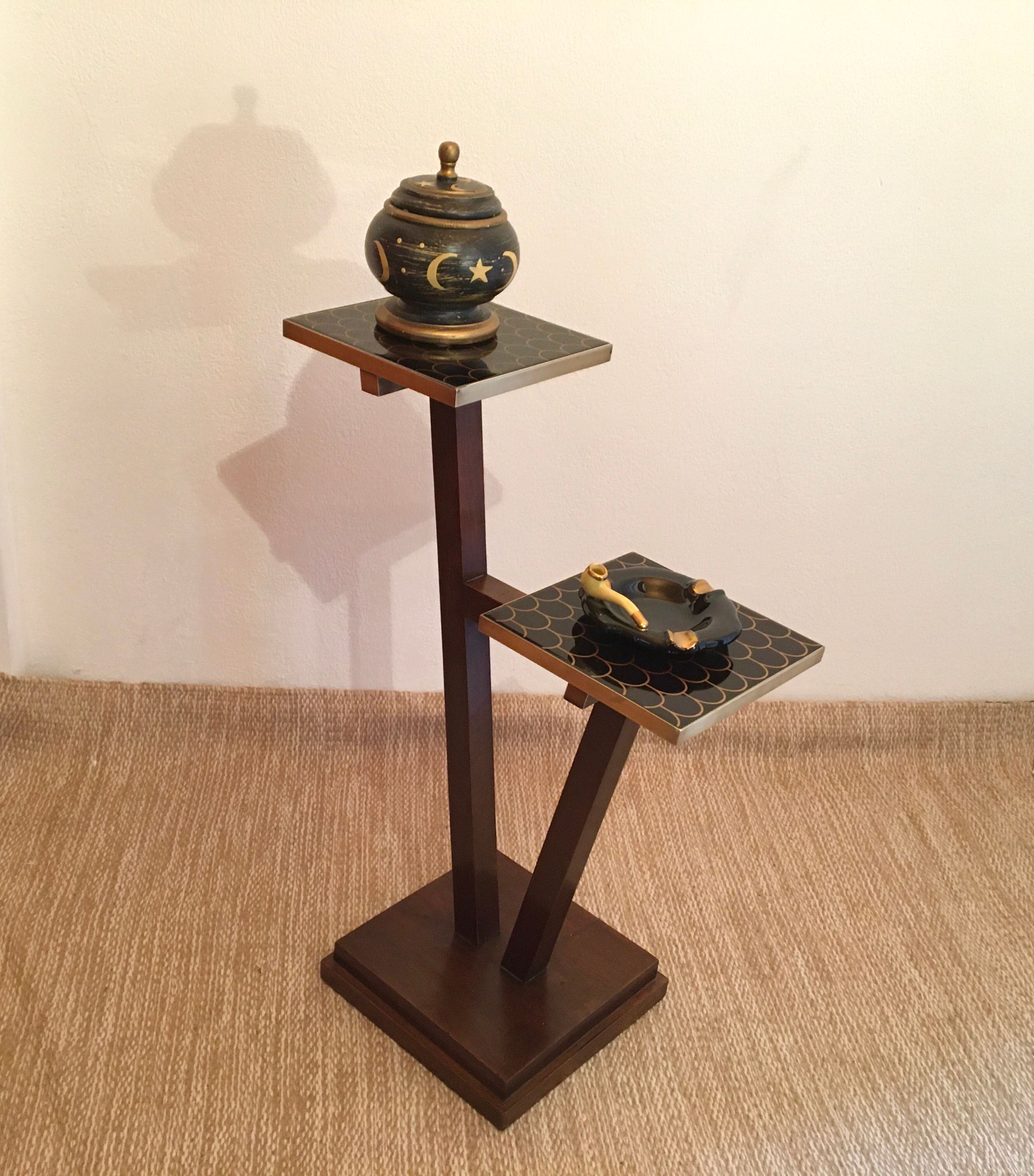 Modernist art deco saddle