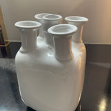 Vintage soliflore vase in glazed ceramic