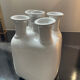Vintage soliflore vase in glazed ceramic