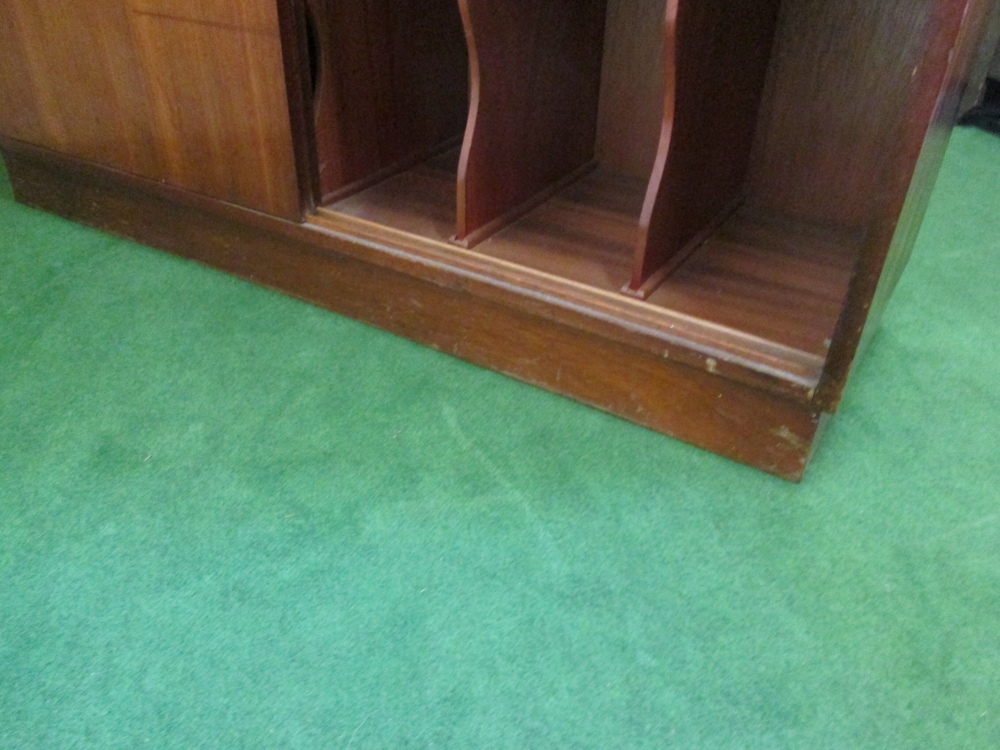 1970 mahogany binder with lockers