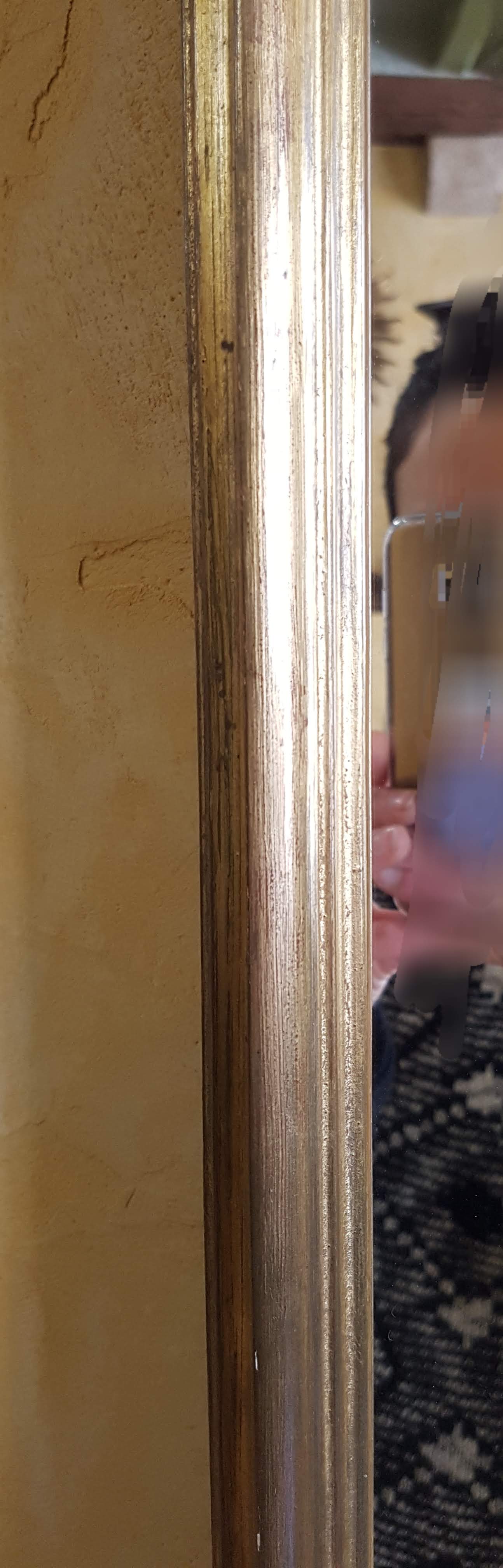 Mirror wooden gold modern twentieth 115x34cm