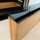 Commode laquée noire en chrome par A. Mosca pour Cinova, Italie, 1969