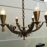 Bronze chandelier