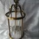 Bronze and crystal lantern