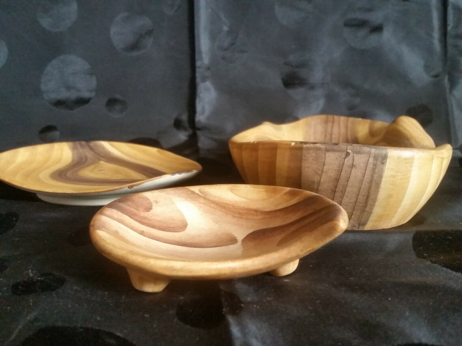 Set of 3 Grandjean Jourdan Vallauris pocket trays