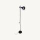 Lampadaire lampe spot vintage noir vers 1960