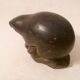 Ancient inuit seal sculpture in stone