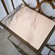 Vintage wrought iron vest with mirror - marble tablet